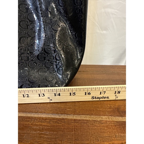 Guess Large Tote Shoulder Bag Black‎ - Picture 7 of 12